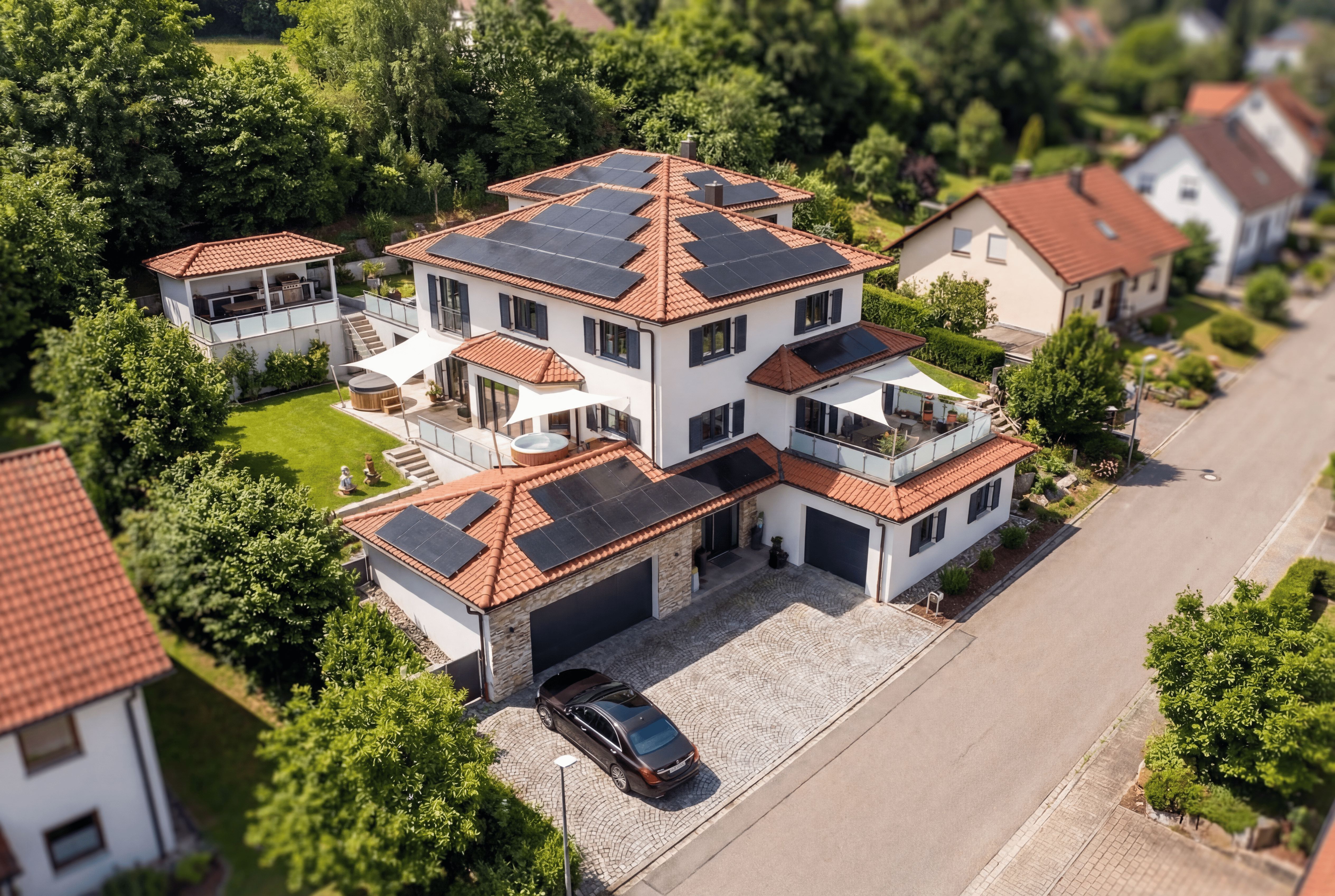 Solardach-Visualisierung